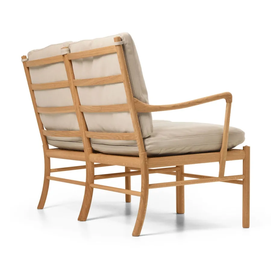 OW149-2 Colonial sofa valnød olie, Terra-læder af Ole Wanscher<Carl Hansen & Søn Hot