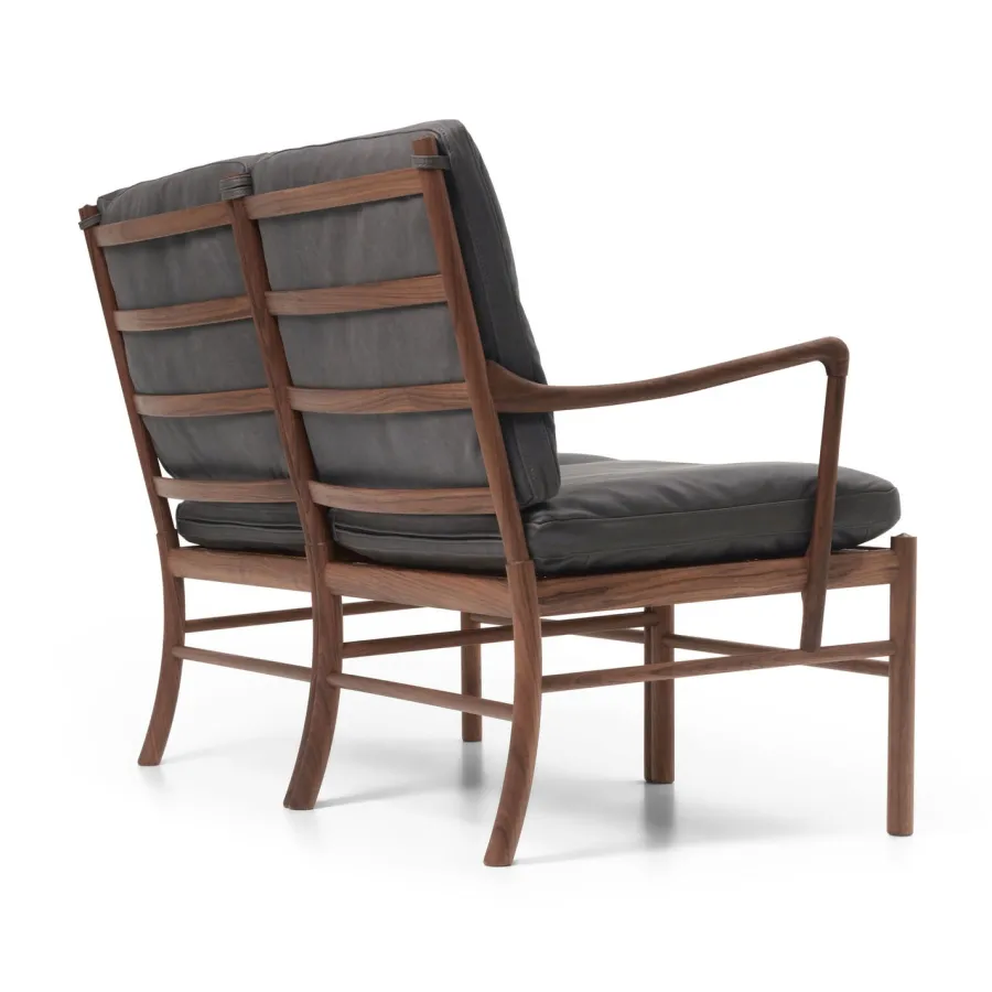 OW149-2 Colonial sofa valnød olie, Terra-læder af Ole Wanscher<Carl Hansen & Søn Hot