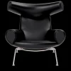 OX Chair - Primo 88 læder i sort af Hans J. Wegner<Fredericia Furniture Outlet