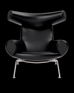 OX Chair - Primo 88 læder i sort af Hans J. Wegner<Fredericia Furniture Outlet