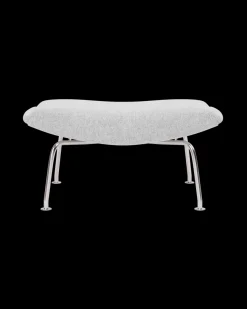 OX Skammel - Grå Hallingdal 116 af Hans J. Wegner<Fredericia Furniture Outlet