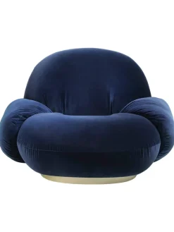Pacha Lounge Chair w. Armrest, swivel, fra<GUBI Outlet