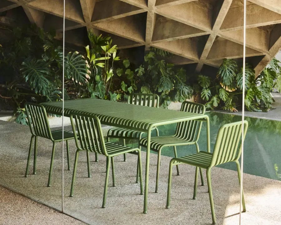 Palissade Table 170x90, Deep Blue fra<HAY