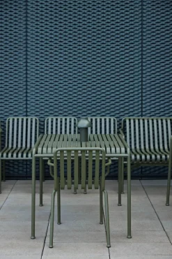 Palissade Table 90x82, iron red fra<HAY Hot