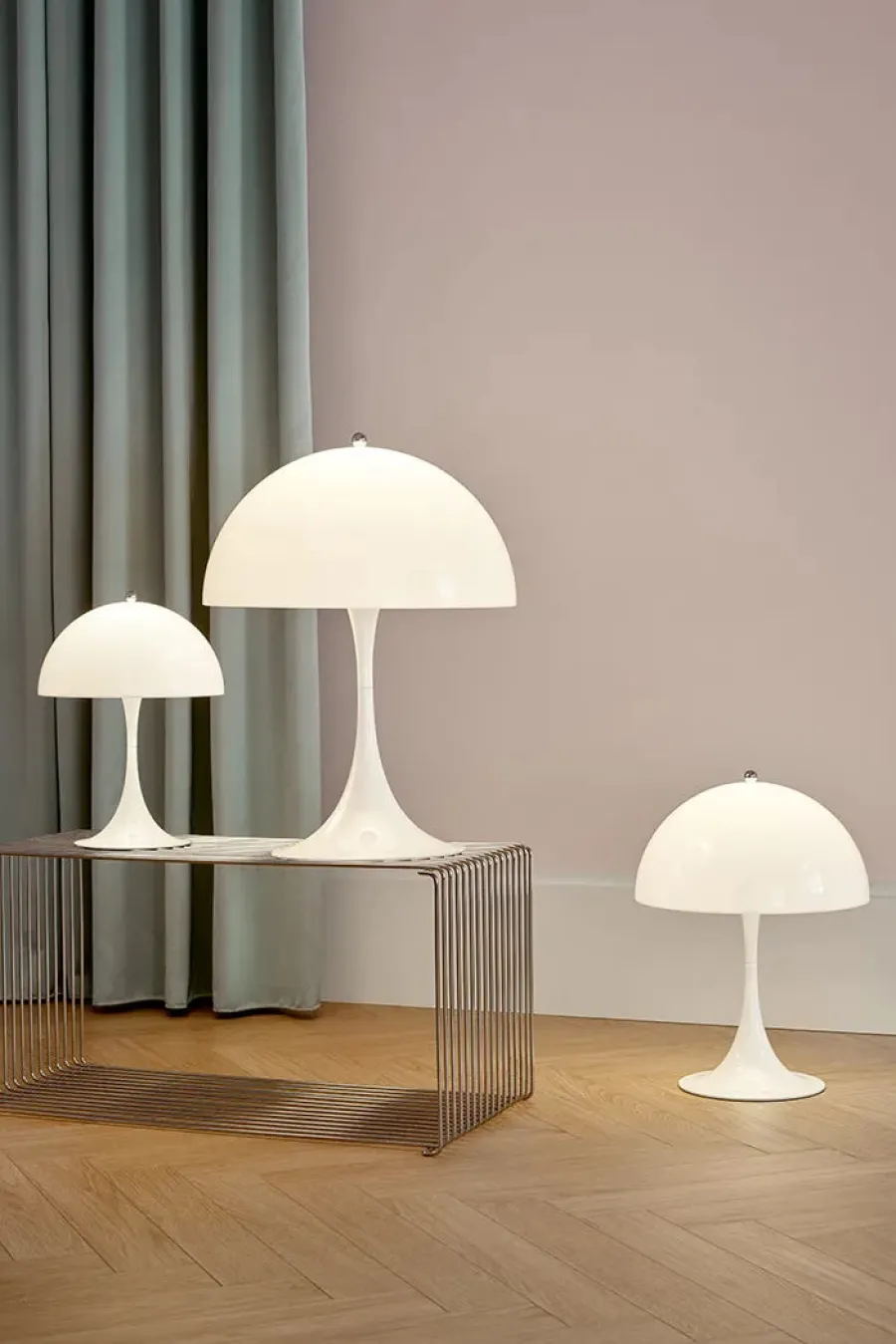 Panthella 250 bordlampe, pale blue af Verner Panton<Louis Poulsen Discount