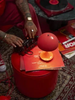 Panthella 160 Portable V3, opal beige af Verner Panton<Louis Poulsen New