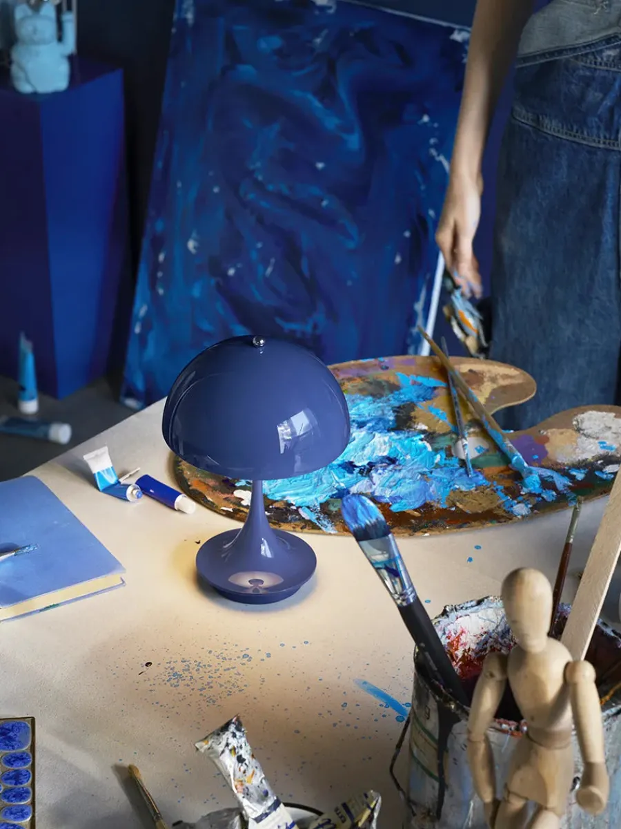Panthella 160 Portable V3, opaque indigo af Verner Panton<Louis Poulsen Outlet