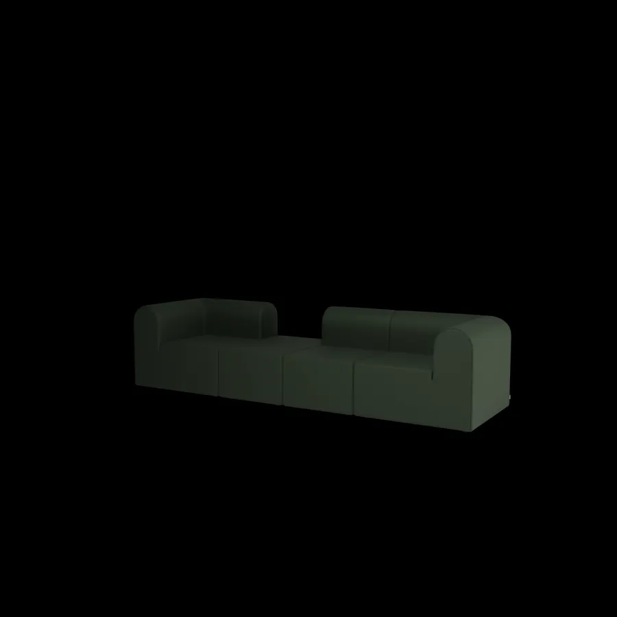 Paradigm 4-personers sofa med armlæn fra<Montana Outlet