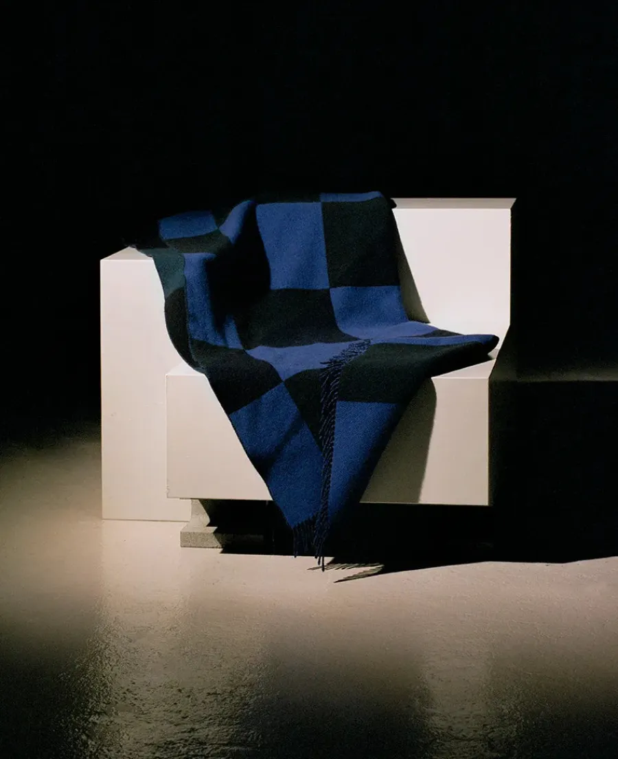 Patch Plaid, saffron/blue/white fra<raawii Best