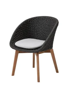 Peacock Stol, Soft Rope m/ben i teak fra<Cane-line Clearance