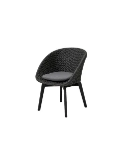 Peacock Stol, Soft Rope m/ben i alu fra<Cane-line Hot