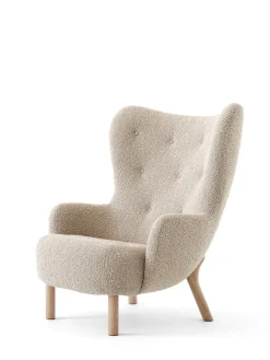 Petra VB3 Chair, moonlight sheepskin/walnut fra<&Tradition Best