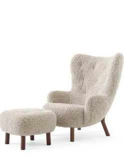 Petra VB3 inkl. Skammel, sheepskin sahara fra<&Tradition Discount