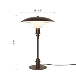 PH 3/2 Bordlampe, Aged Brass fra<Louis Poulsen Discount