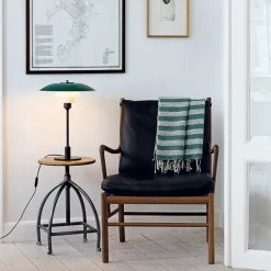PH 3½-2½ Bordlampe, grøn af Poul Henningsen<Louis Poulsen