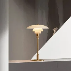 PH 3/2 Bordlampe, messing metalliseret fra<Louis Poulsen Best