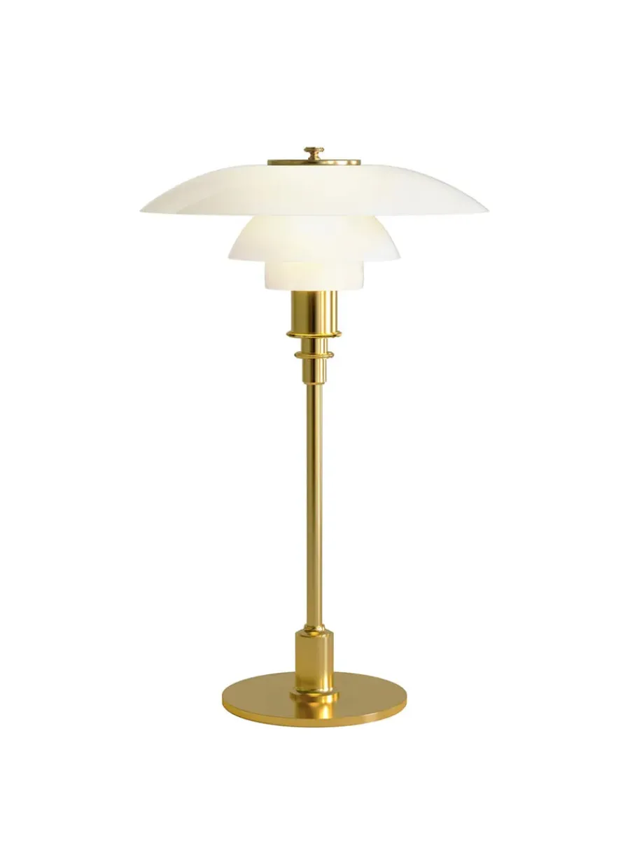 PH 2/1 Bordlampe, messing metalliseret fra<Louis Poulsen Outlet
