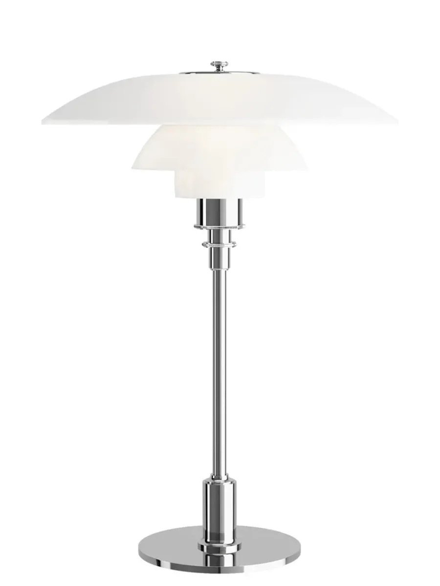 PH 3½-2½ Glas Bordlampe, sort metalliseret fra<Louis Poulsen Hot