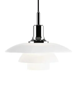 PH 3½-3 Glas Pendel, højglansforkromet fra<Louis Poulsen Best