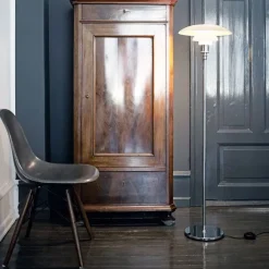 PH 3½-2½ Gulvlampe, messing metalliseret fra<Louis Poulsen Hot