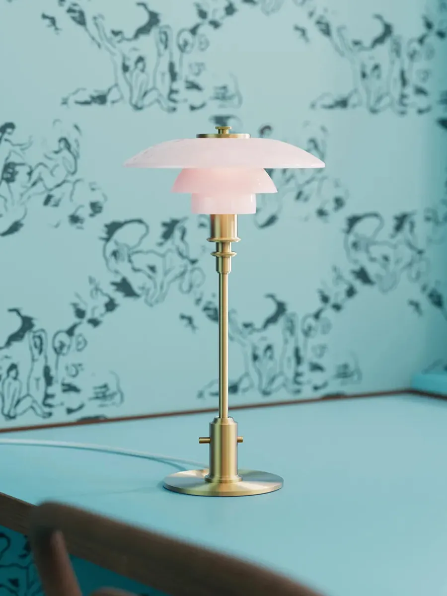 PH 2/1 Pale Rose Bordlampe fra<Louis Poulsen Sale