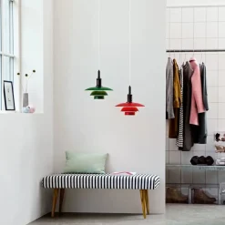 PH 3½-3 Pendel, hvid af Poul Henningsen<Louis Poulsen New