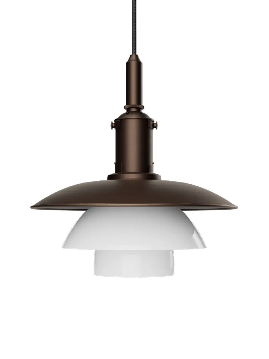 PH 3/3 pendel, messing/opalt glas, limited edition 2022 af Poul Henningsen<Louis Poulsen New