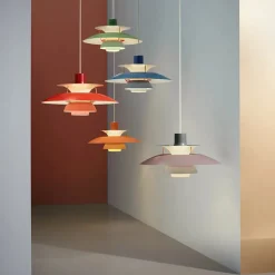 PH 5 pendel, monokrom af Poul Henningsen<Louis Poulsen New