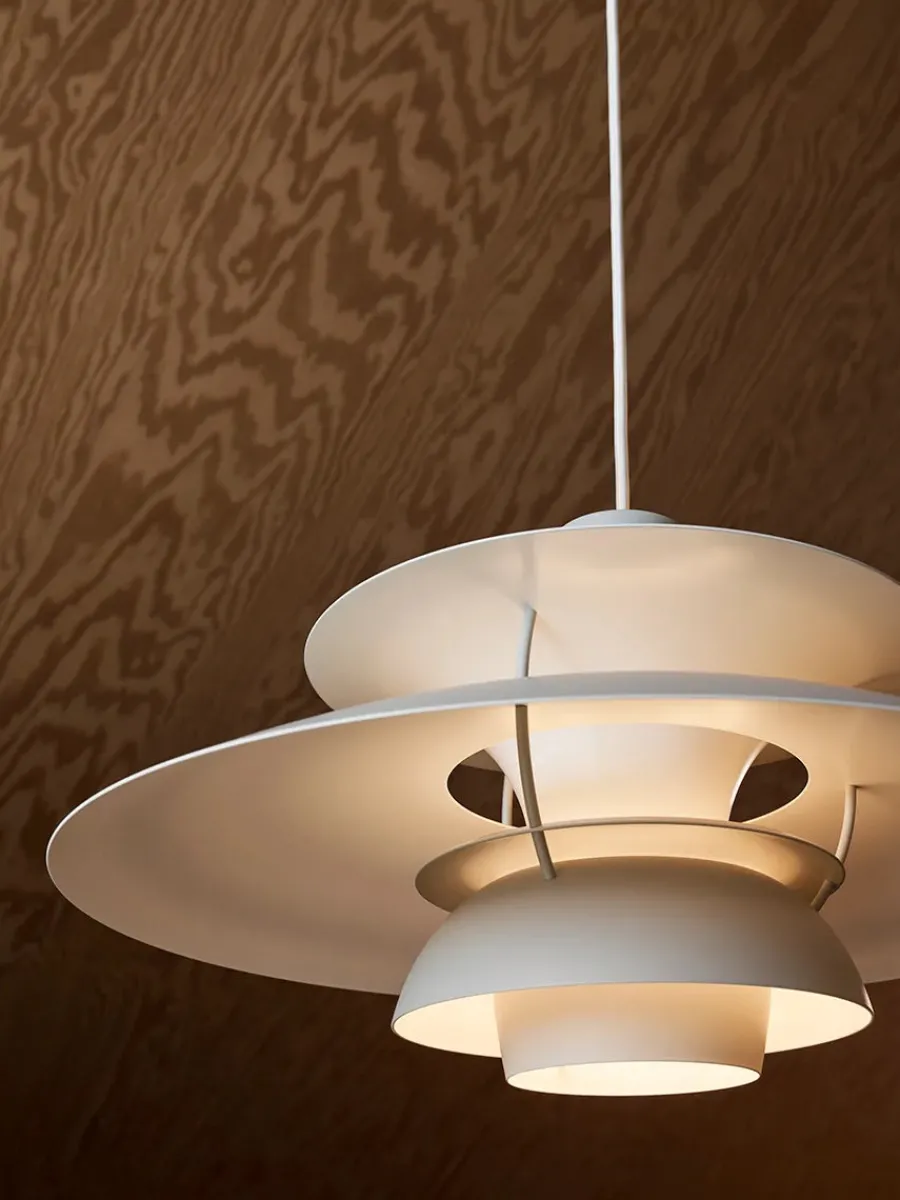 PH 5 pendel, Pastel Blue Rose Peach af Poul Henningsen<Louis Poulsen Best