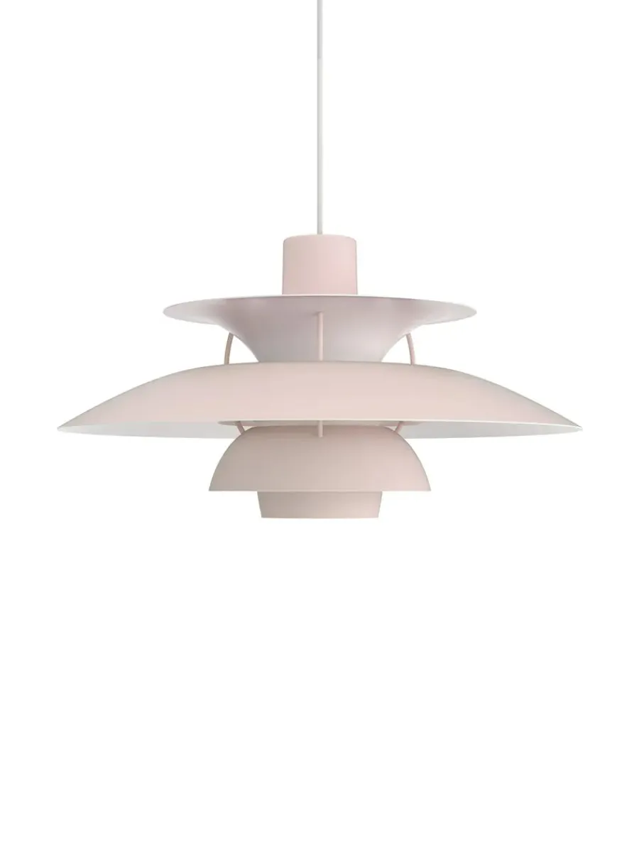 PH 5 pendel, Pastel Blue Rose Peach af Poul Henningsen<Louis Poulsen Best