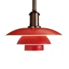 PH 3½-3 Pendel, rød af Poul Henningsen<Louis Poulsen Sale