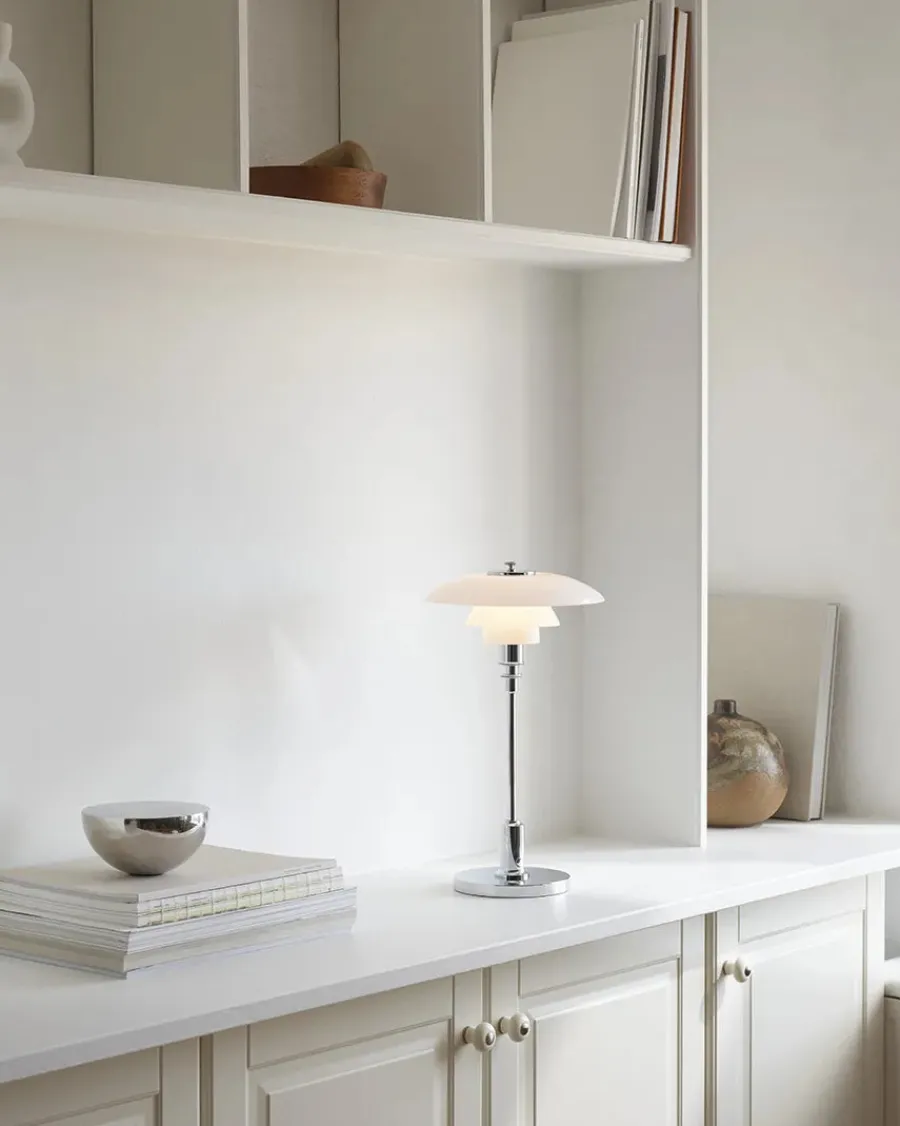PH 2/1 Portable Bordlampe, krom fra<Louis Poulsen Outlet