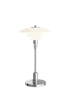 PH 2/1 Portable Bordlampe, krom fra<Louis Poulsen Outlet