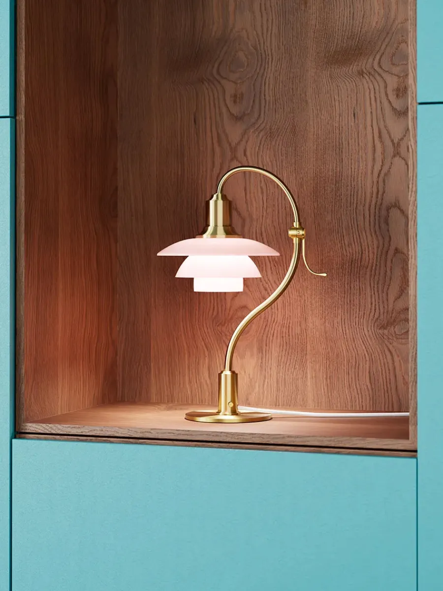 PH 2/2 Question Mark Pale Rose Bordlampe fra<Louis Poulsen Hot