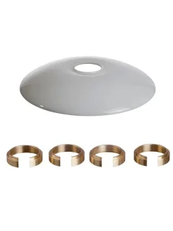 PH Bombardementskrone glas overskærm med 4 balanceringe fra<Louis Poulsen Clearance