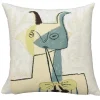 Picasso Faune Jaune et Bleu Jouant de la Diaule pude fra<Poulin Design Online