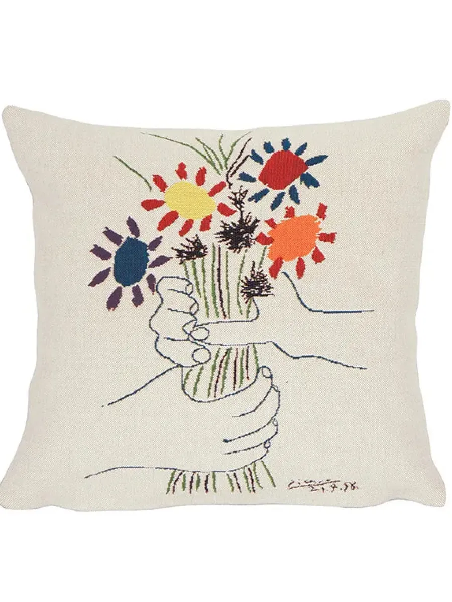 Picasso Fleurs Et Mains pude fra<Poulin Design New