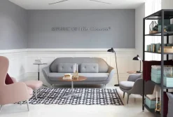 Piet Hein A223 Sofabord, Ø90 cm fra<Fritz Hansen Online