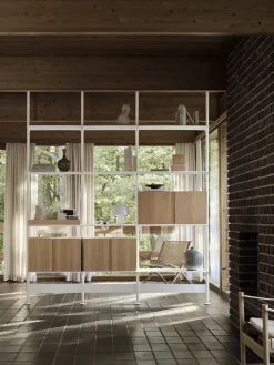 Pira G2 Floor-to-Ceiling Shelving Bundle C fra String<String Furniture Discount