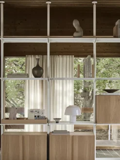 Pira G2 Floor-to-Ceiling Shelving Bundle C fra String<String Furniture Discount