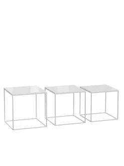 PK71 Borde, 3 stk. af Poul Kjærholm<Fritz Hansen Hot