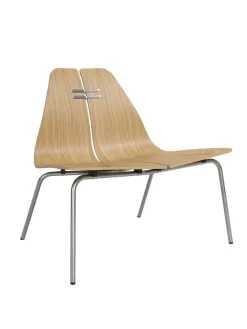 PK23 Lounge Chair, black/steel af Poul Kjærholm<Fritz Hansen Sale