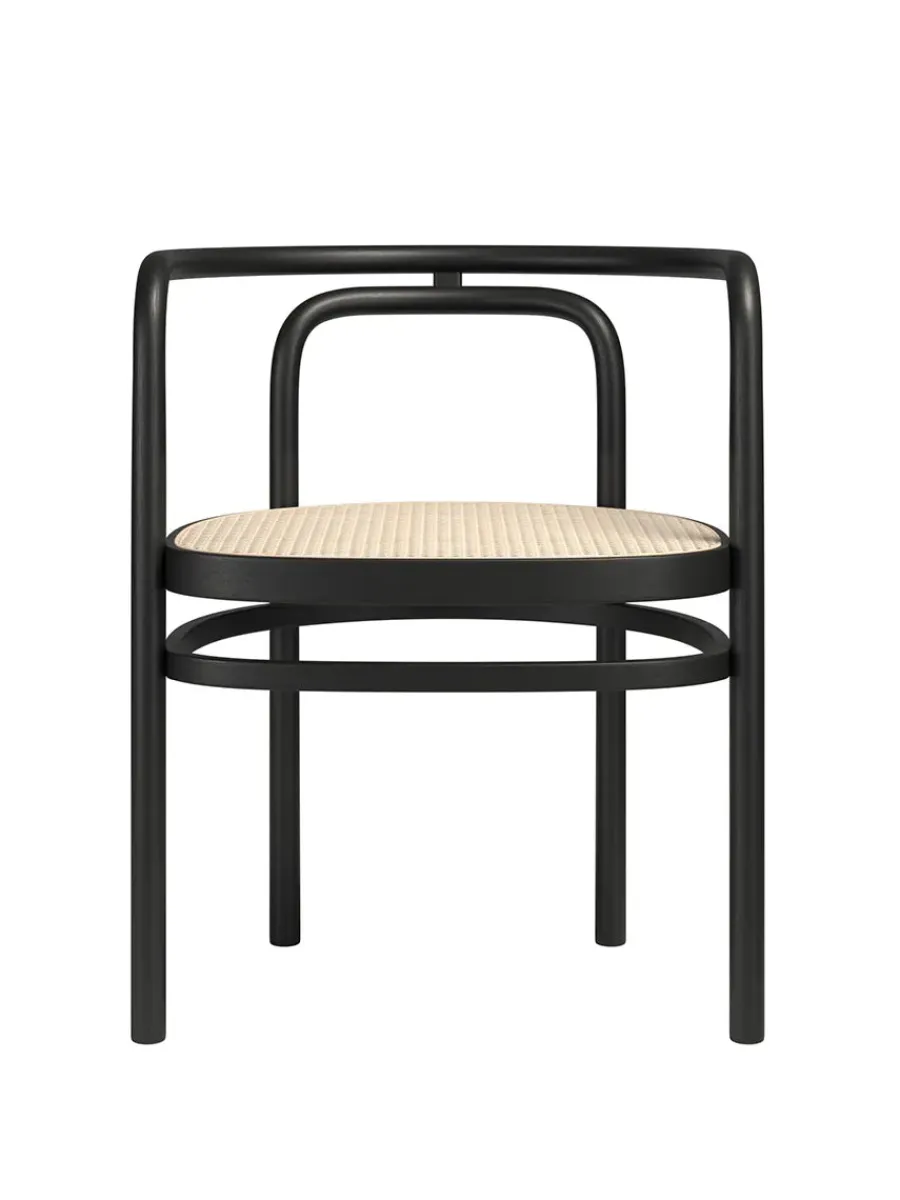 PK15 Stol, sortfarvet ask af Poul Kjærholm<Fritz Hansen Online