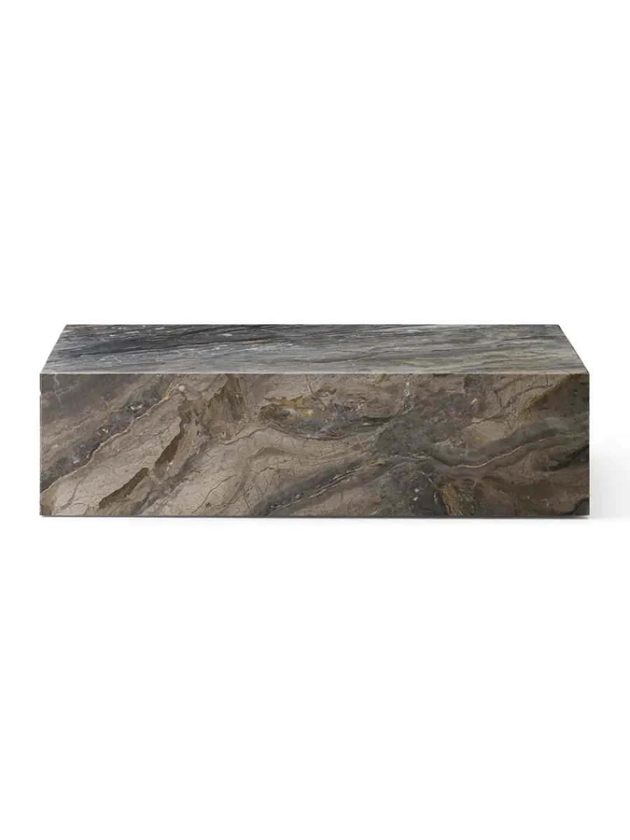 Plinth Low, grey galaxy marble fra<Audo Copenhagen Clearance