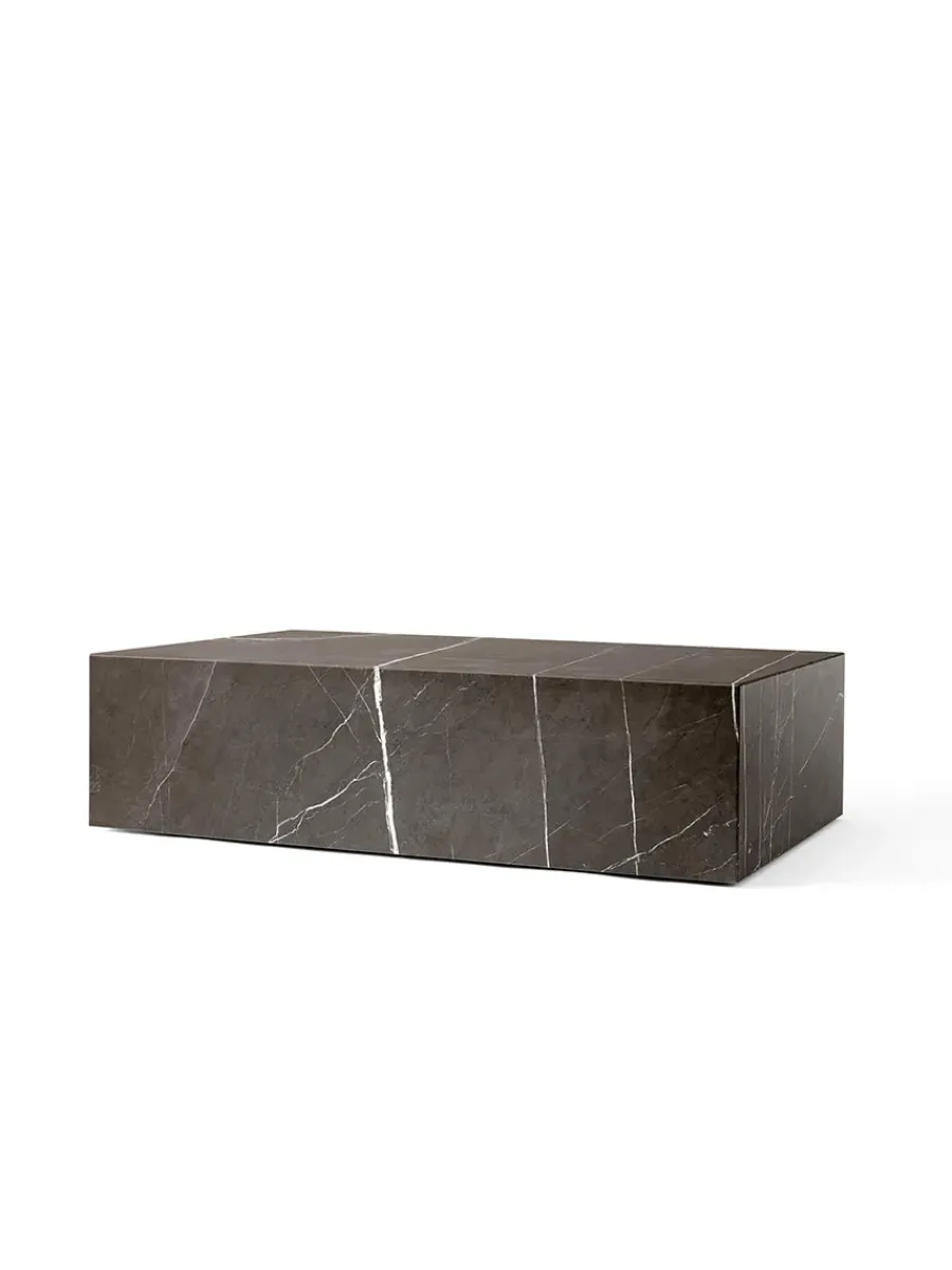 Plinth Low, grey galaxy marble fra<Audo Copenhagen Clearance