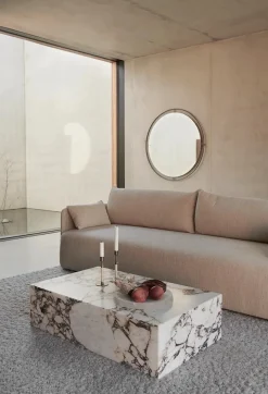 Plinth Low, grey galaxy marble fra<Audo Copenhagen Clearance