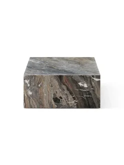 Plinth Low, grey galaxy marble fra<Audo Copenhagen Clearance