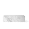 Plinth Low White Carrara marmor fra<Audo Copenhagen Discount