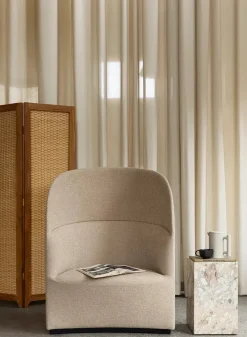 Plinth Tall, grey galaxy marble fra<Audo Copenhagen