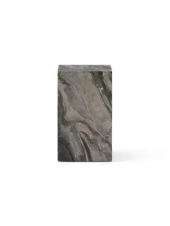 Plinth Tall, grey galaxy marble fra<Audo Copenhagen